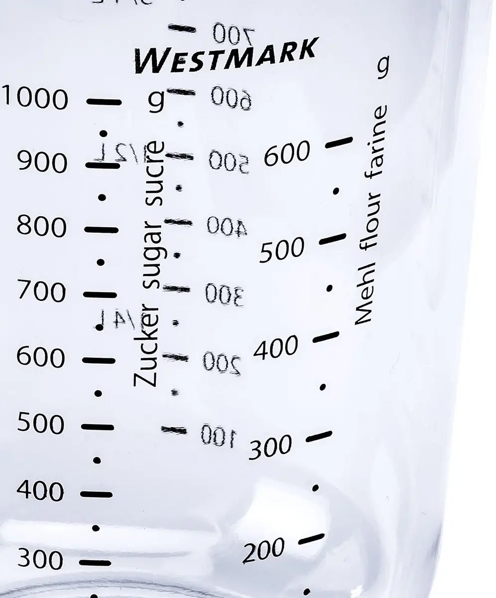 Westmark Bakset 3-delig - 2,5L/1L/1L - Wit/Rood/Heldere kunststof
