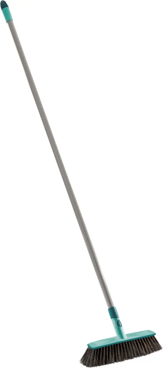 Leifheit Xtra Clean Bezempakket 30cm - Turquoise/Zwart