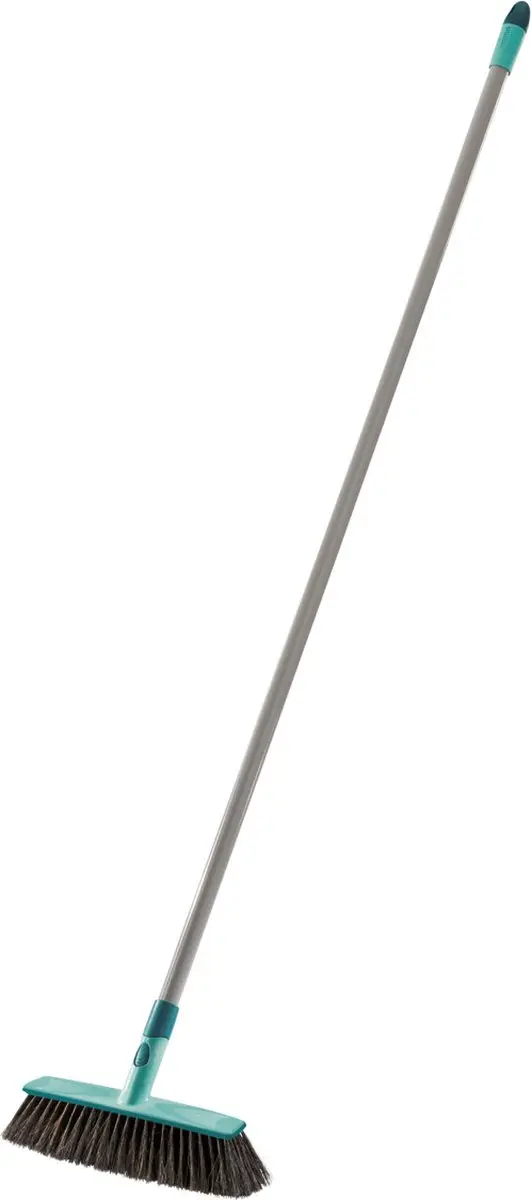 Leifheit Xtra Clean Bezempakket 30cm - Turquoise/Zwart