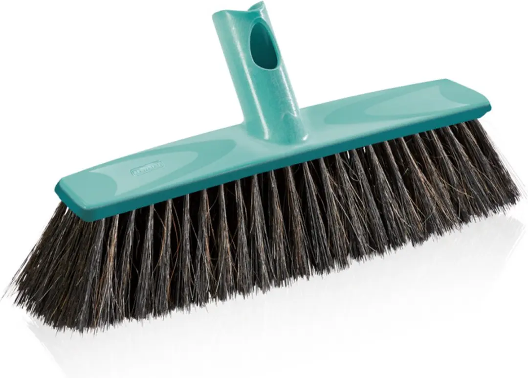 Leifheit Xtra Clean Bezempakket 30cm - Turquoise/Zwart