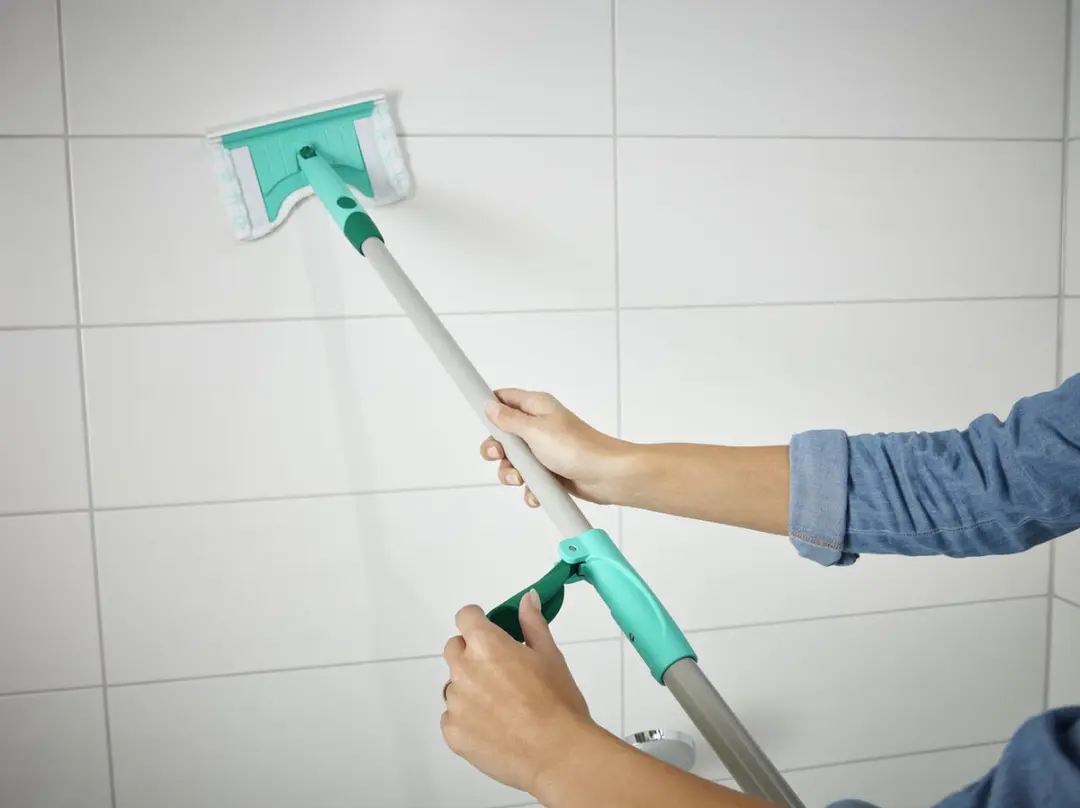 Leifheit Flexipad Bad- en Tegelwisser 20cm - Click System - Wit/Turquoise - afbeelding 6 van 6