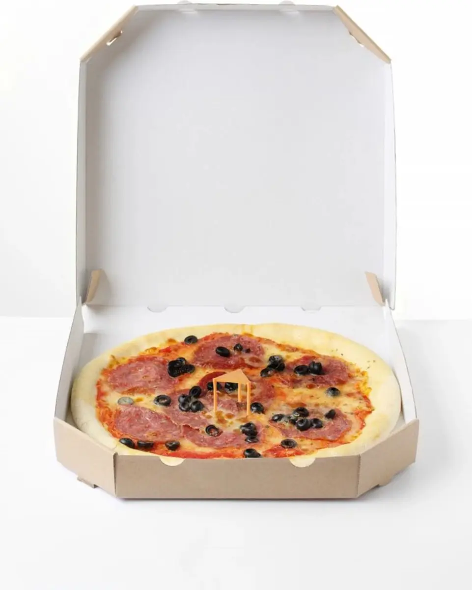 HENDI Pizza Dekselsteun Oranje - 500 Stuks