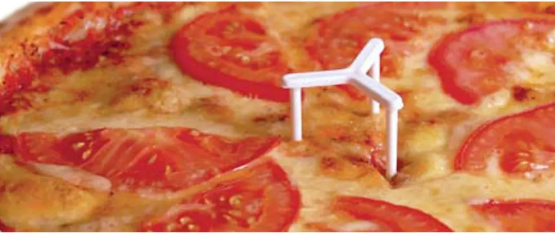HENDI Pizza Dekselsteun Oranje - 500 Stuks