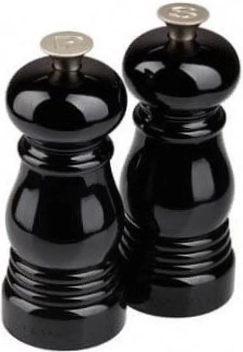 Le Creuset Mini Peper- en Zoutset - 12 cm - Zwart