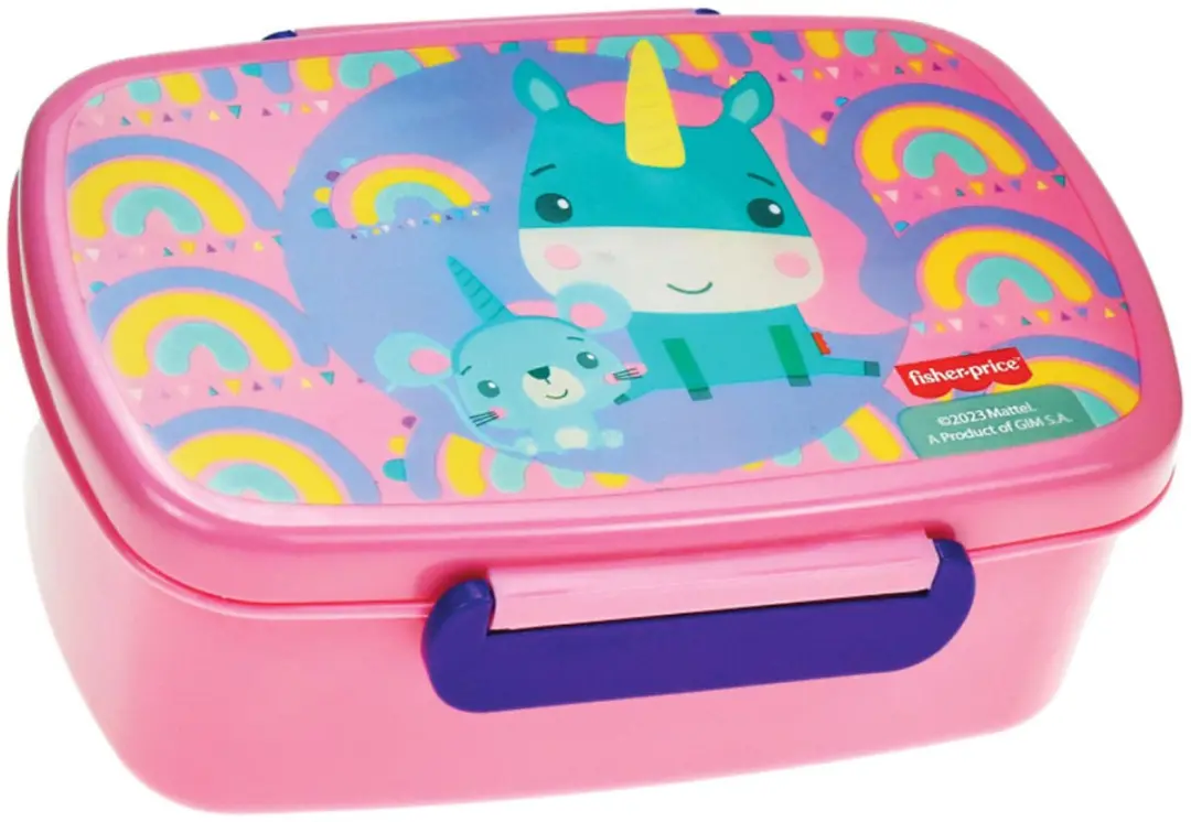 Fisher-Price Animals Broodtrommel 0,8L - Blauw/Rood