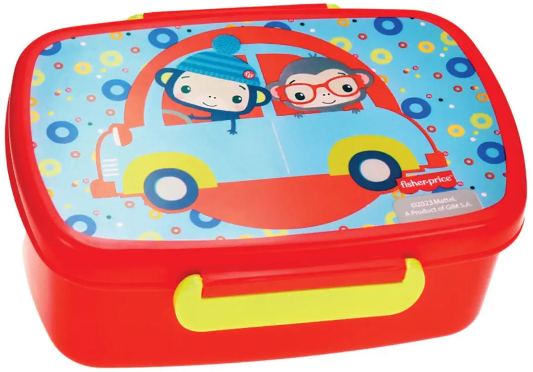 Fisher-Price Animals Broodtrommel 0,8L - Blauw/Rood