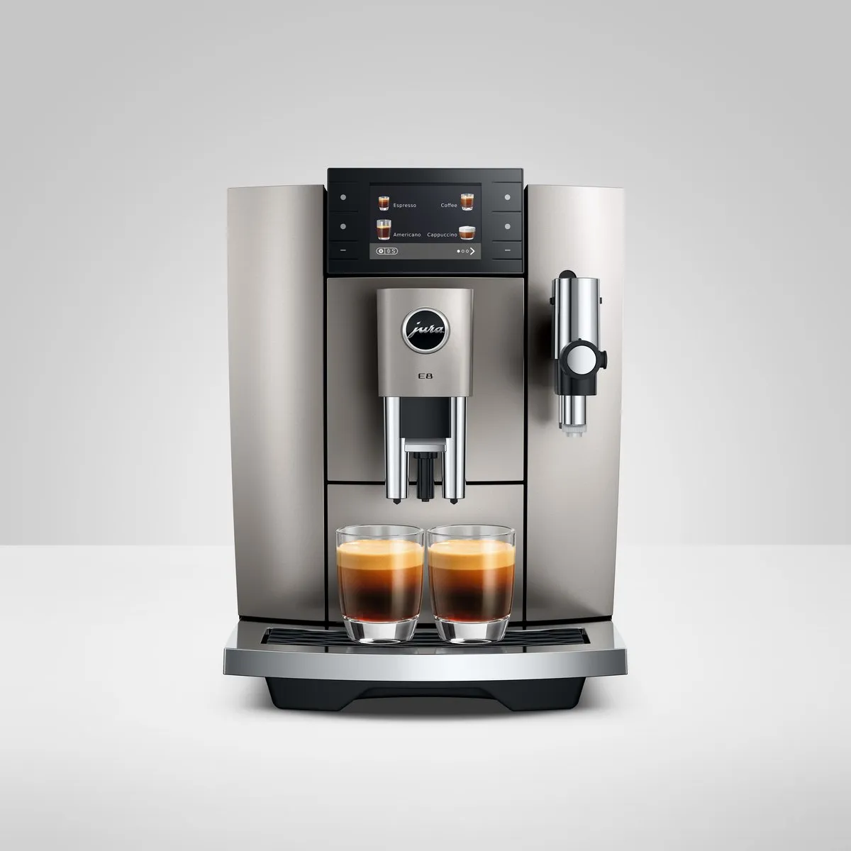 JURA - E8 Midnight Silver (ED) - Volautomatische espressomachine