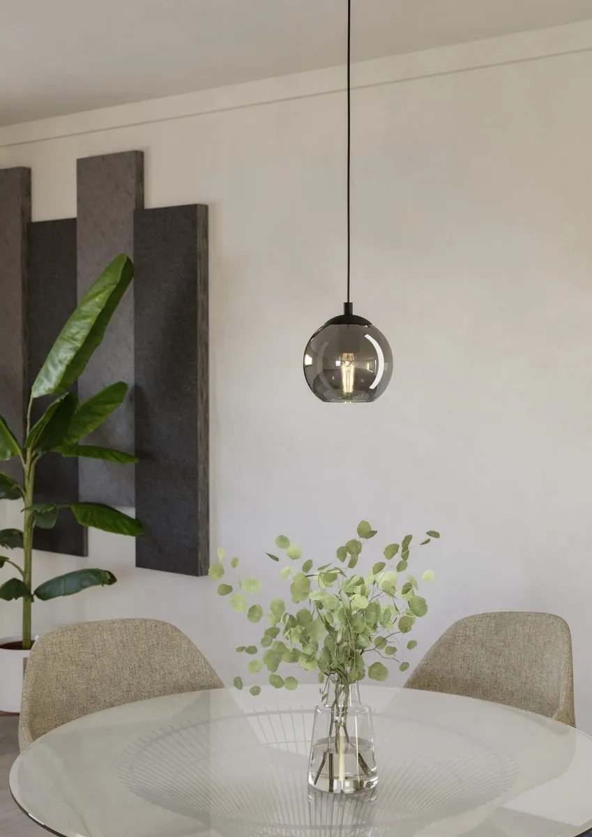 Eglo Ariscani Hanglamp E27 - 3 Lichthoorns - Ø20cm - Zwart - afbeelding 6 van 6