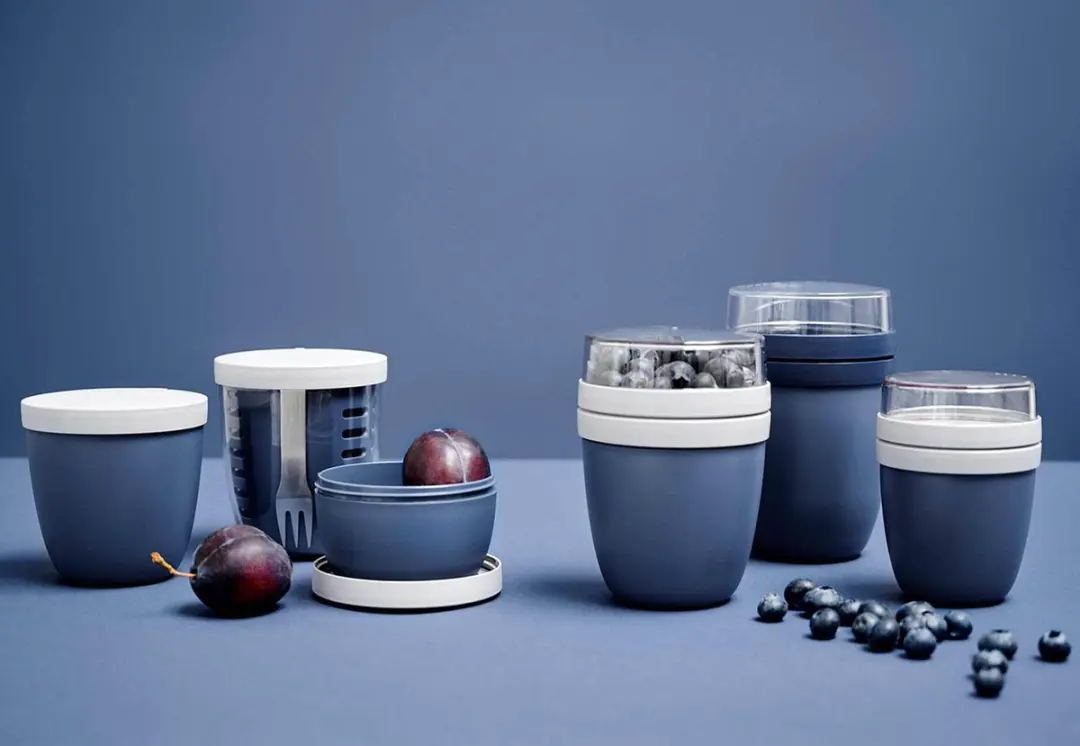 Mepal Ellipse Giftset 3 Potten - Vivid blue