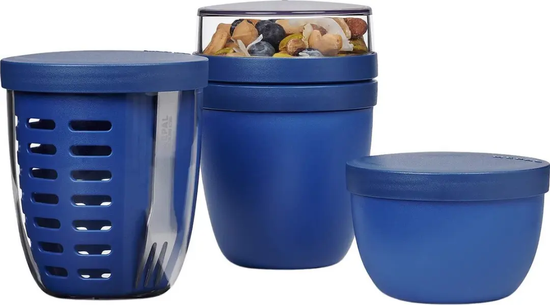 Mepal Ellipse Giftset 3 Potten - Vivid blue