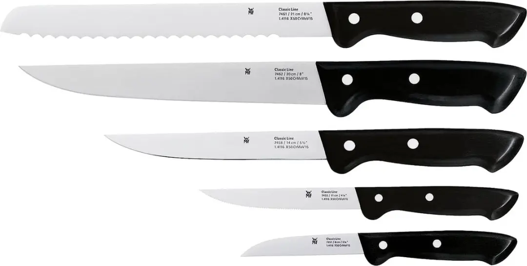 WMF Classic Line Messenset 6-delig - 5 Messen Multicolor - afbeelding 4 van 5