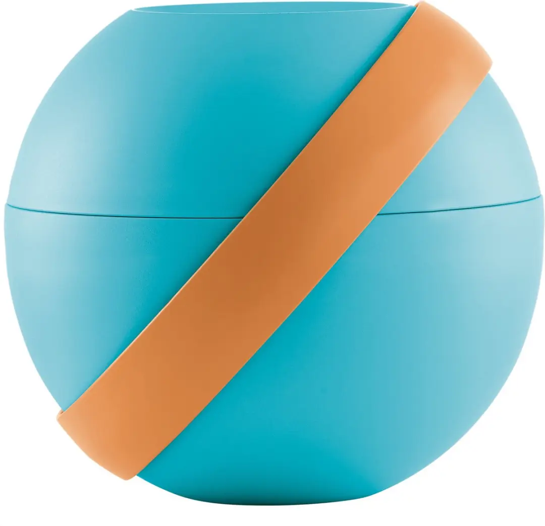 Fratelli Guzzini On the Go Lunchbox met koelelement - 16,8cm - Blauw - 7-delig
