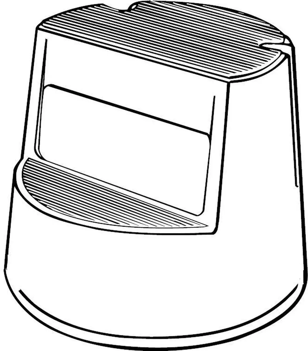 Rubbermaid Verrijdbaar Opstapje - Beige/Zwart