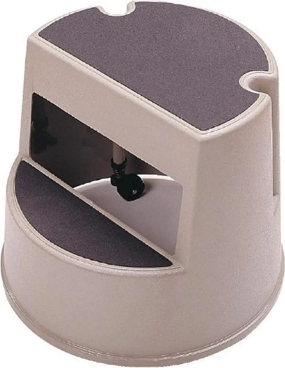 Rubbermaid Verrijdbaar Opstapje - Beige/Zwart
