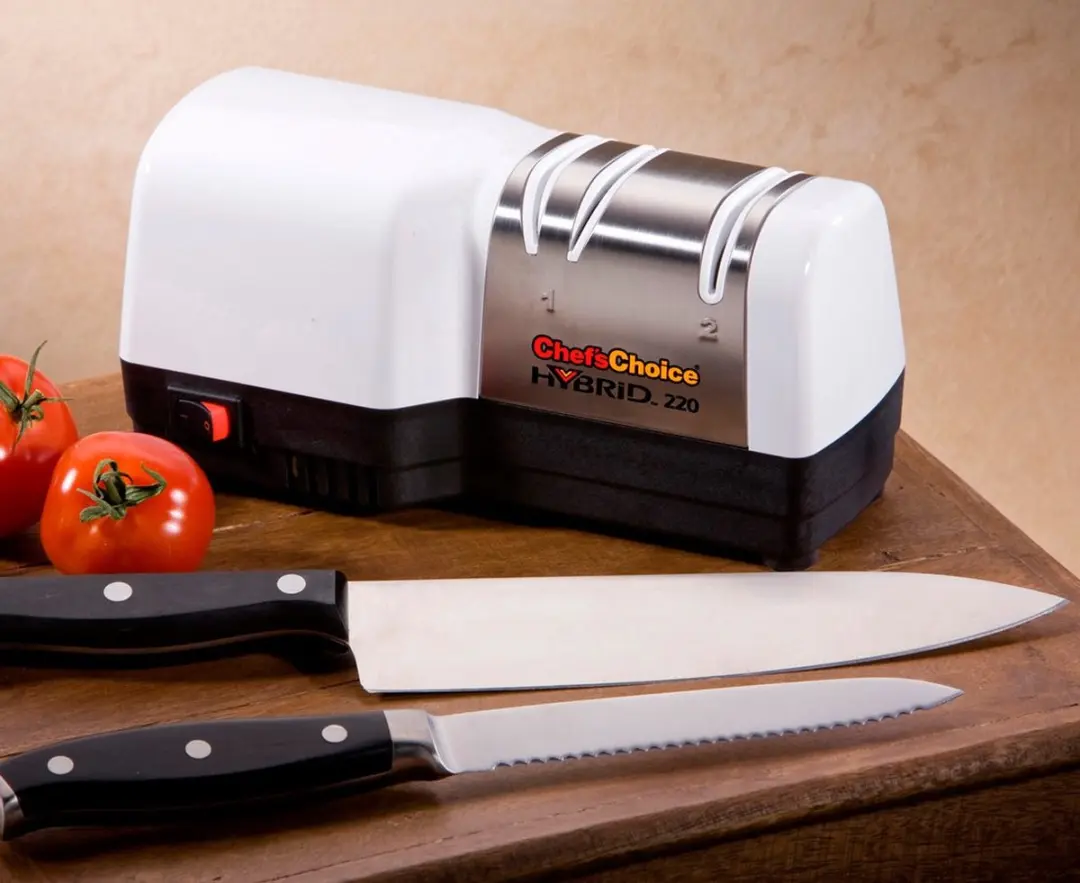 Chef'sChoice Hybrid 220 Messenslijpmachine - 2 Fasen - Wit