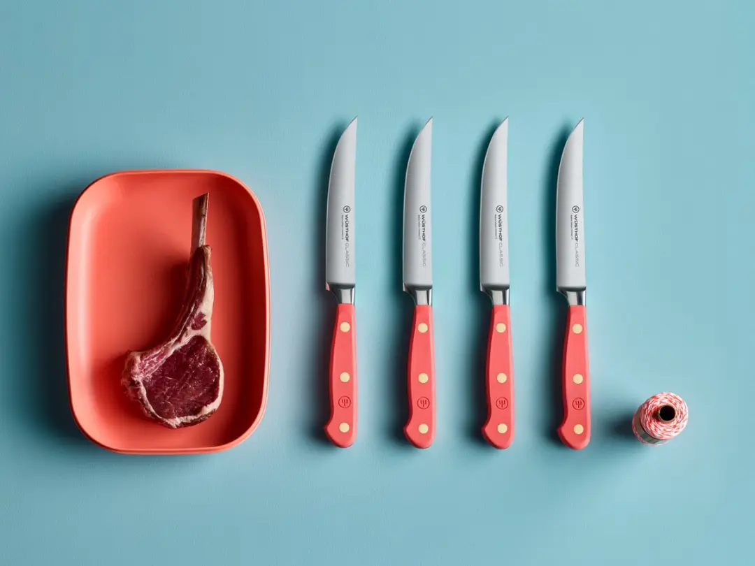 Wusthof Classic Steakmessenset - 4-delig - Coral Peach