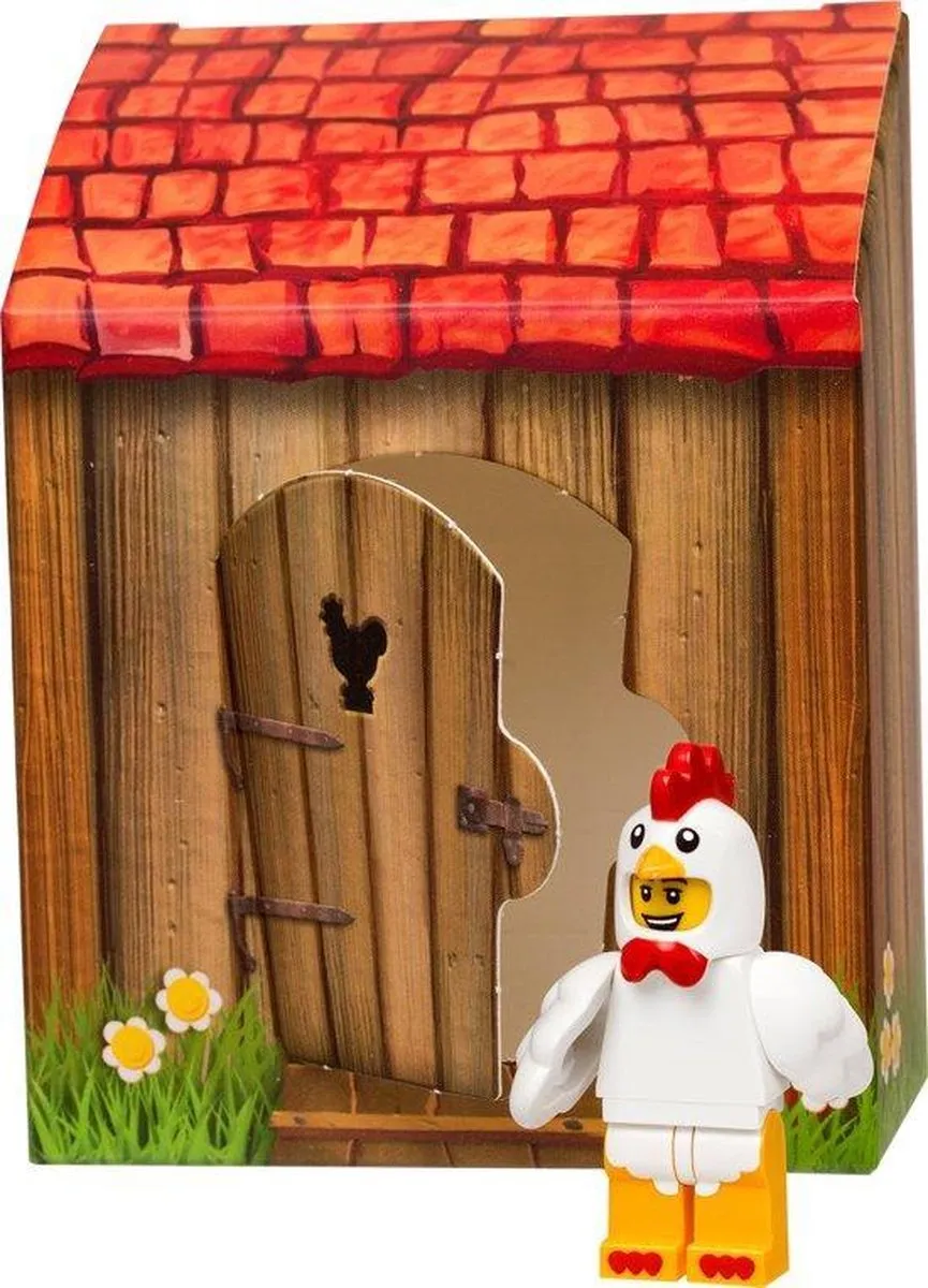 LEGO Minifiguur Pasen Kippenpak