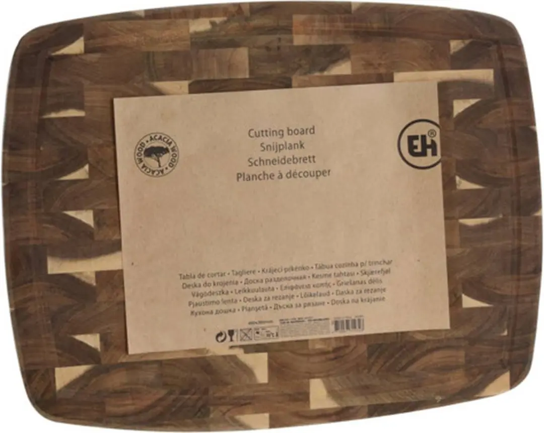 Excellent Houseware Snijplank Hout 46x36cm - Bruin
