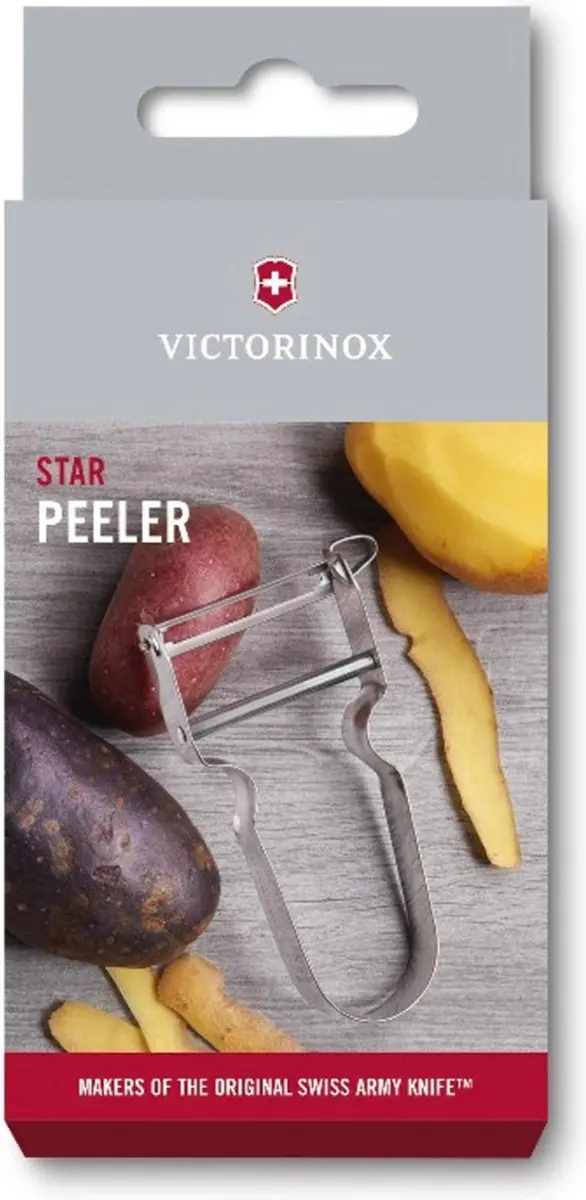 Victorinox REX Peeler Dunschiller - Aluminium Glans