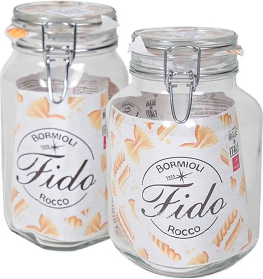 Bormioli Rocco Weckpotten Set 2L & 1,5L