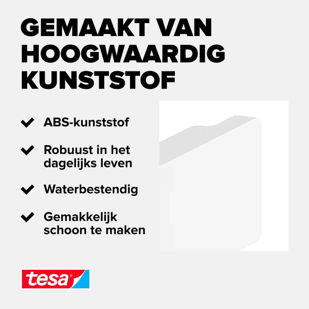 Tesa Messenmagneetstrip Keukenaccessoires 70047-00000-01 - Wit - afbeelding 6 van 6