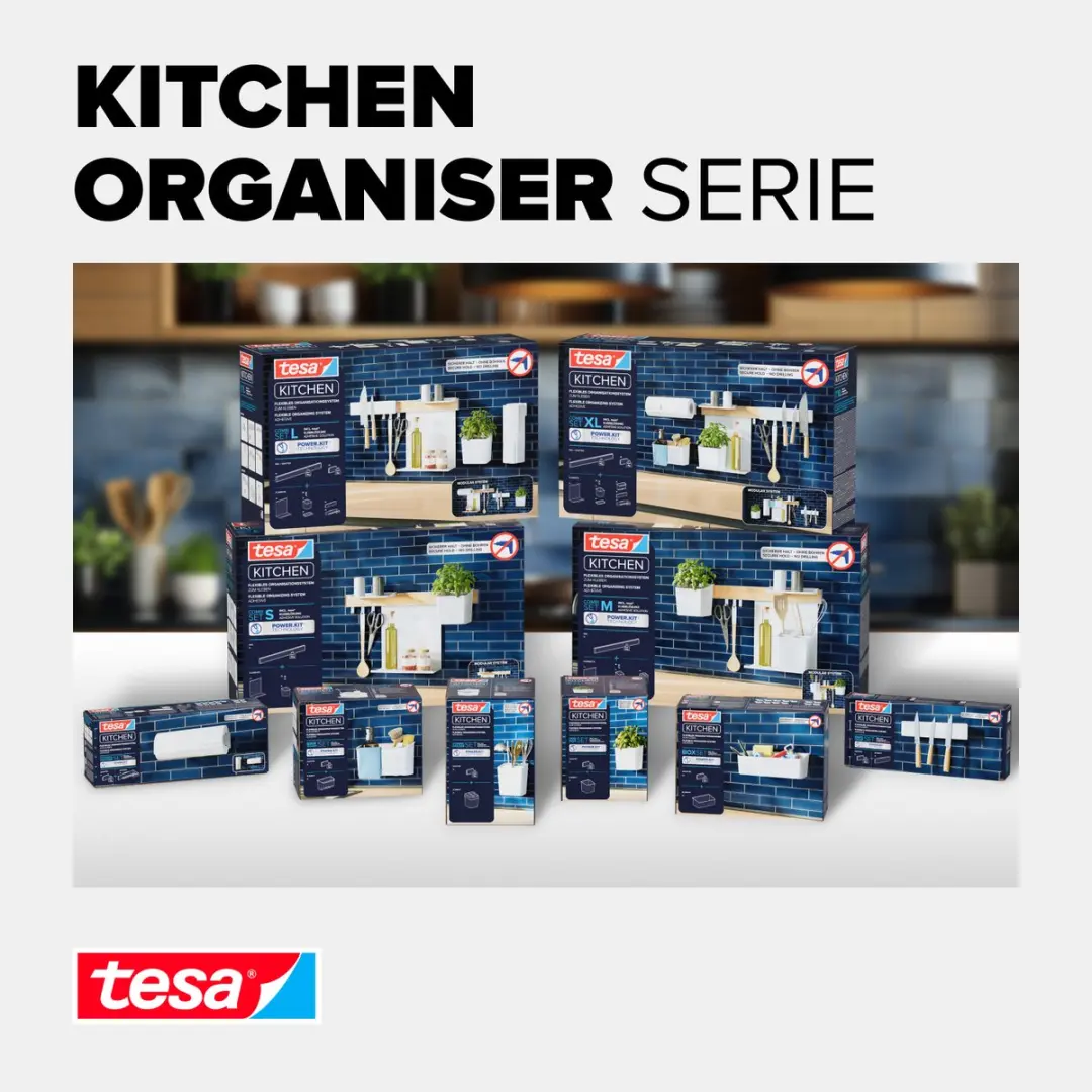 Tesa Messenmagneetstrip Keukenaccessoires 70047-00000-01 - Wit
