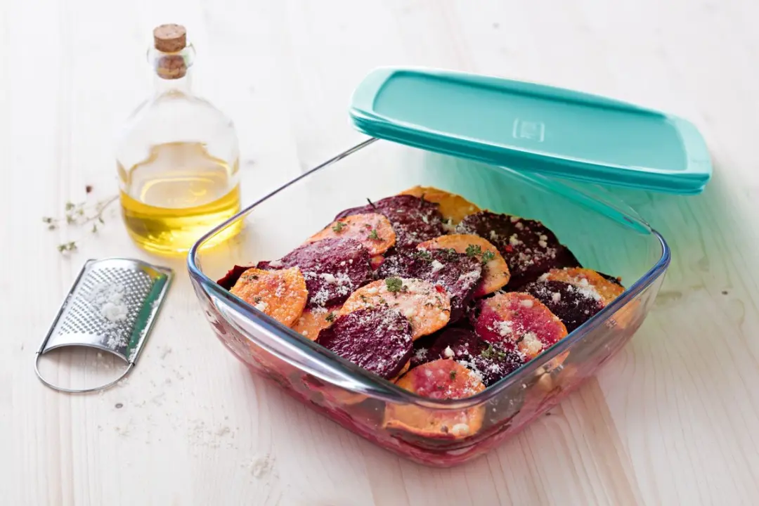 PYREX Cook & Store Vierkant Schaal Set 3 Stuks - 3.55L