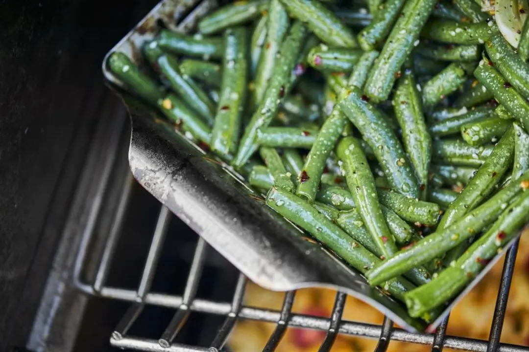 Weber Deluxe Grillkorf 6434 - Groen