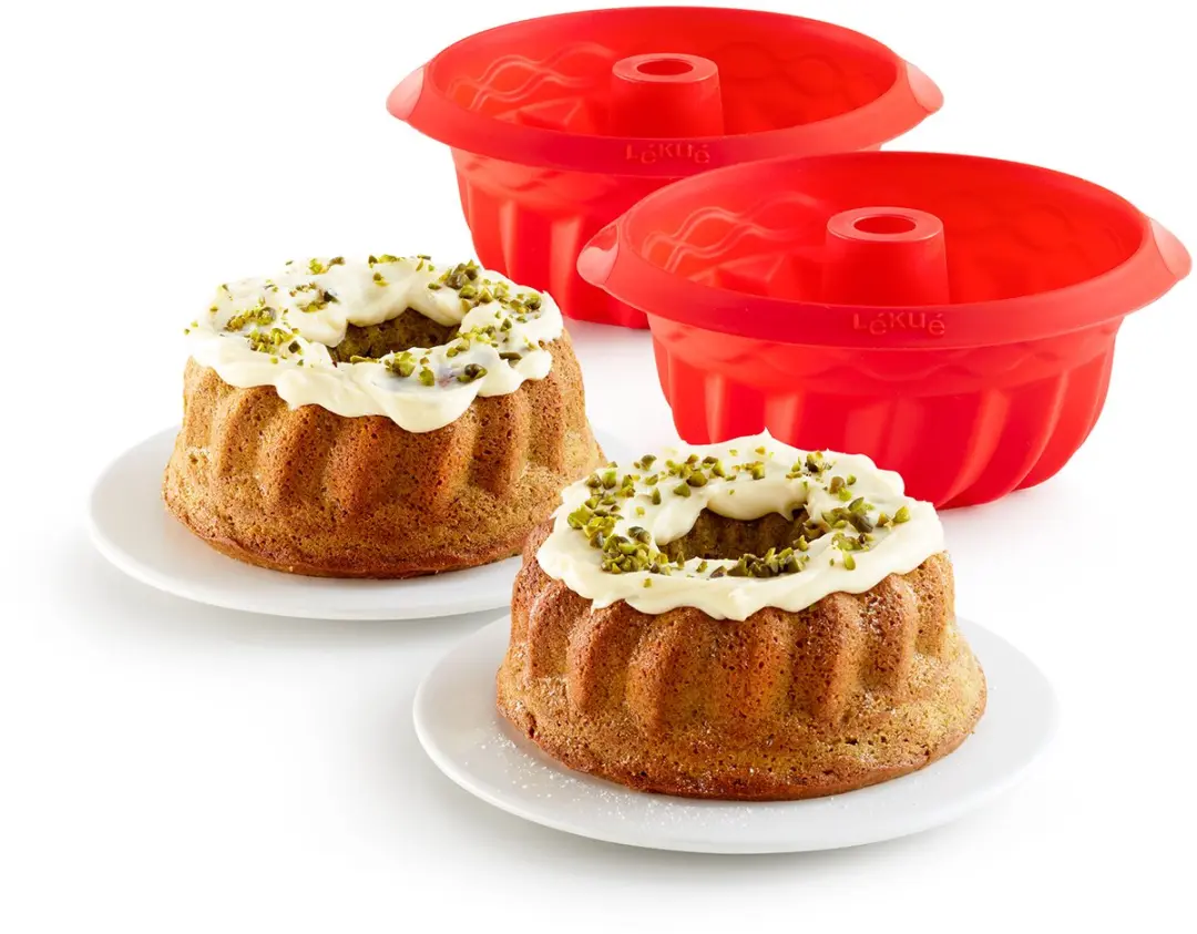 Lékué Bakvorm Mini Savarin Set 2 Stuks