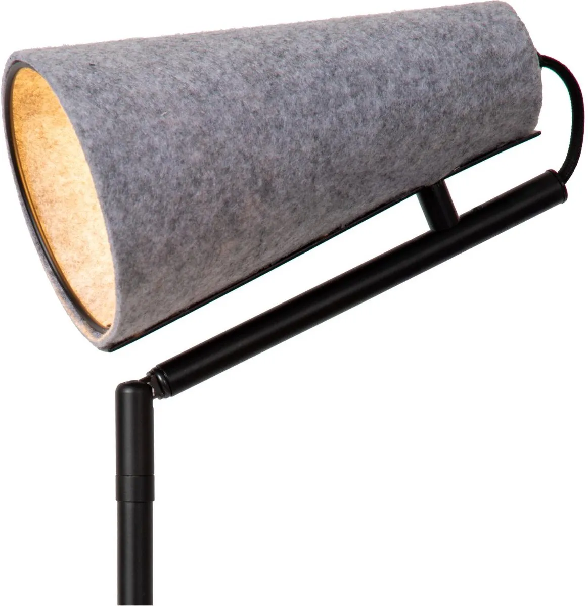 Lucide Bensen Vloerlamp E14 - Grijs