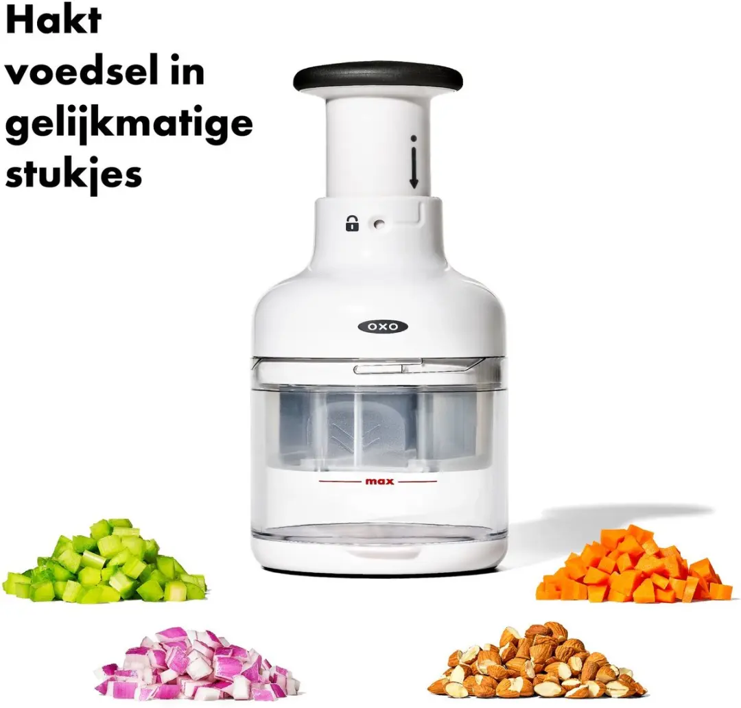 OXO Roterende Groentehakker - Wit