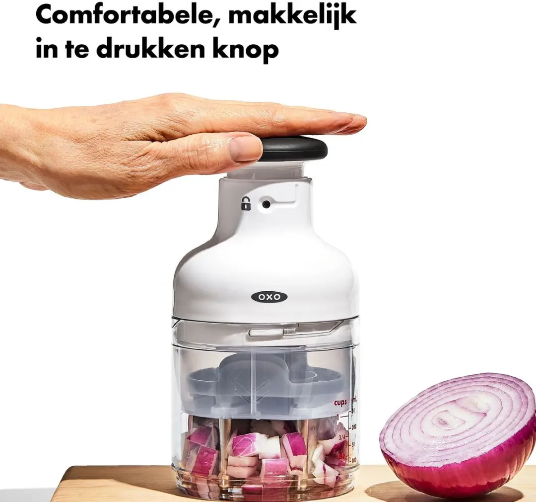 OXO Roterende Groentehakker - Wit