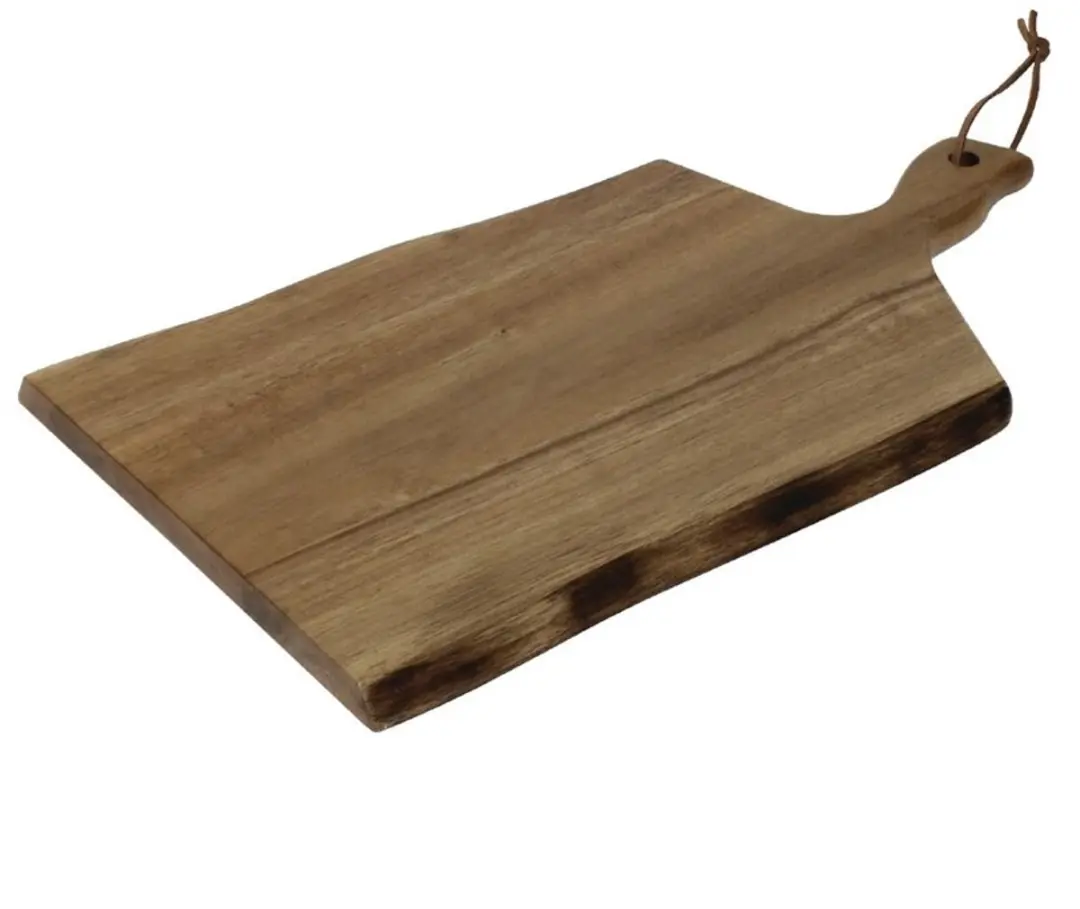 Olympia Acacia Plank Golvende Rand 30,5x21,5cm