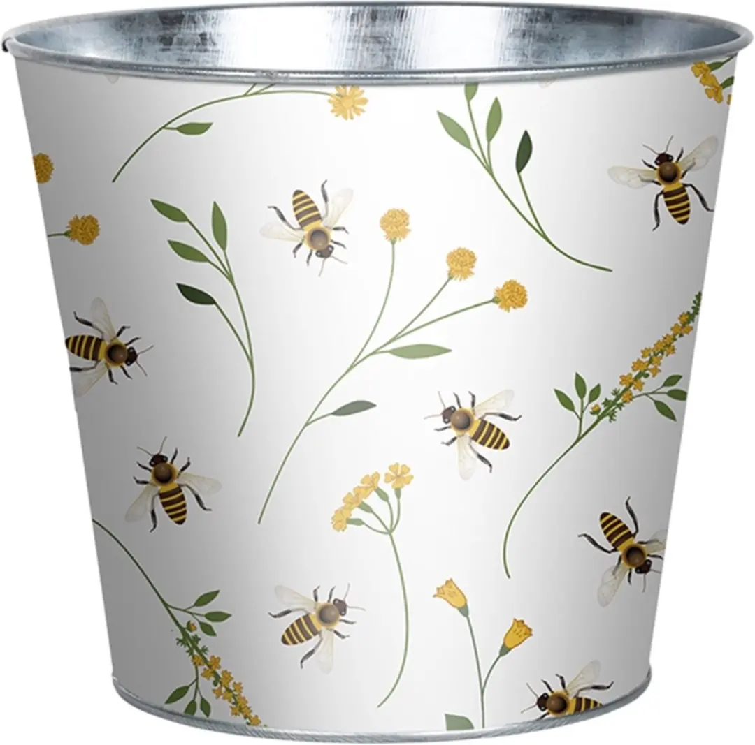 Esschert Design Happy Bee Bloempot - 1.85L - 16cm - Multi