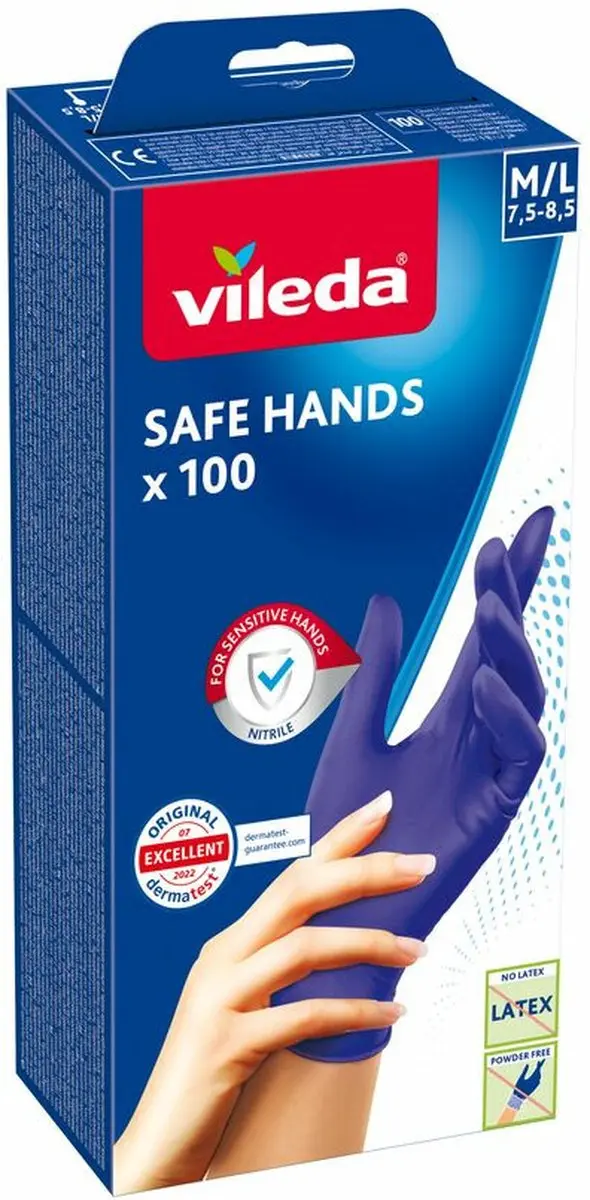 Vileda Safe Hands Handschoenen M