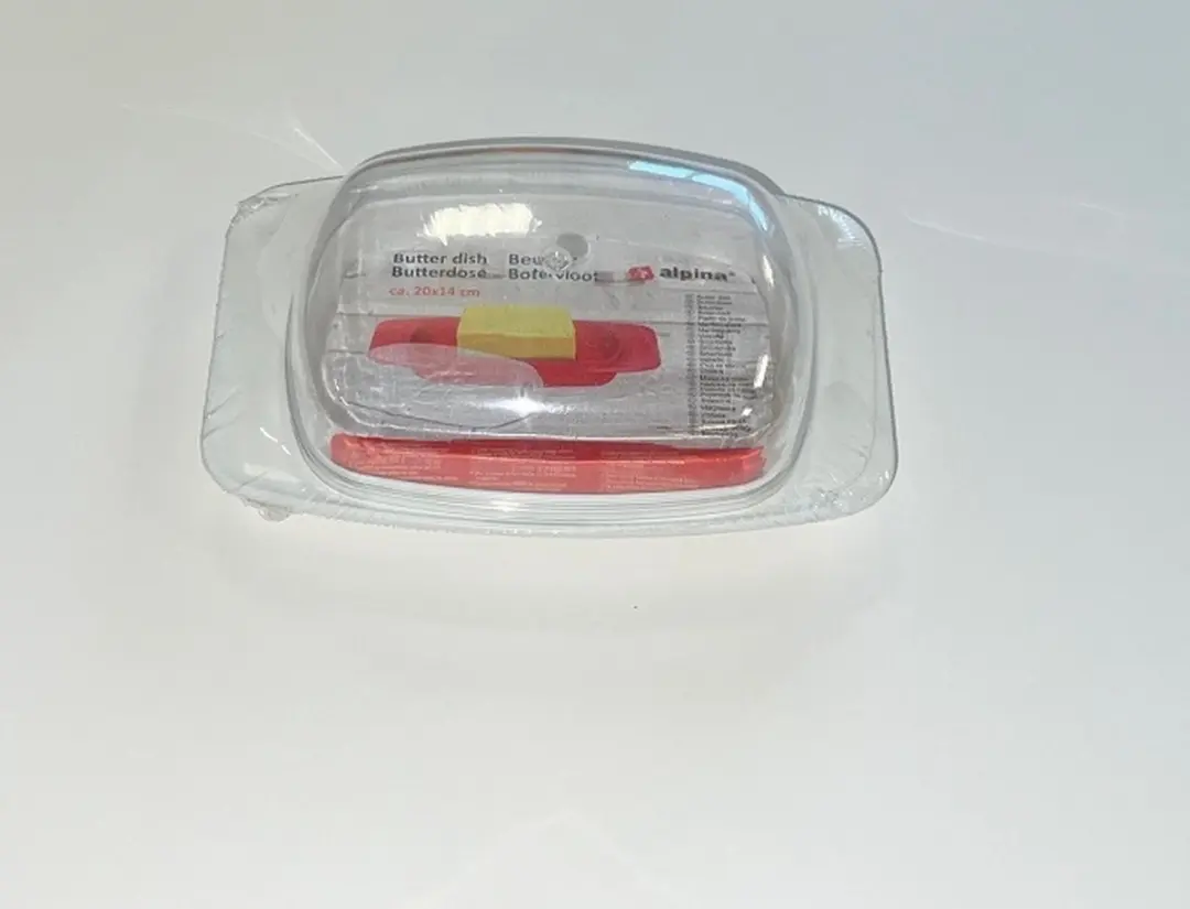 Alpina Botervloot Kunststof 20x14x6cm - Wit
