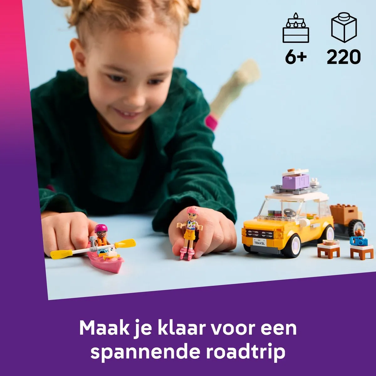 LEGO Friends Samen op Roadtrip Bouwset 42659 - 220 Stukken - 2 Minifiguren