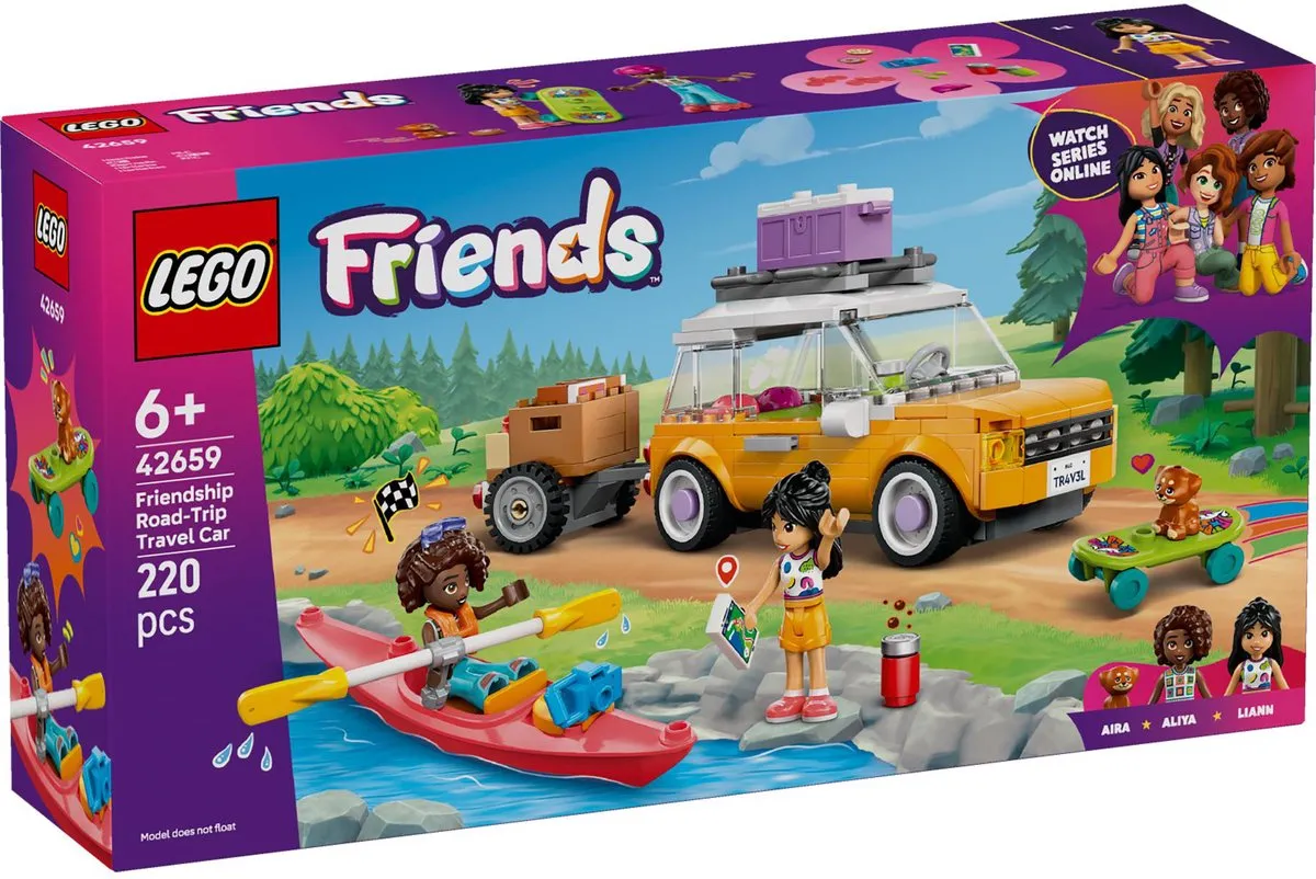 LEGO Friends Samen op Roadtrip Bouwset 42659 - 220 Stukken - 2 Minifiguren