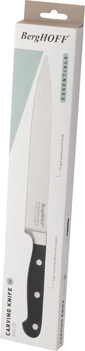 BergHOFF Essentials Fileermes Solid 20cm - Zwart