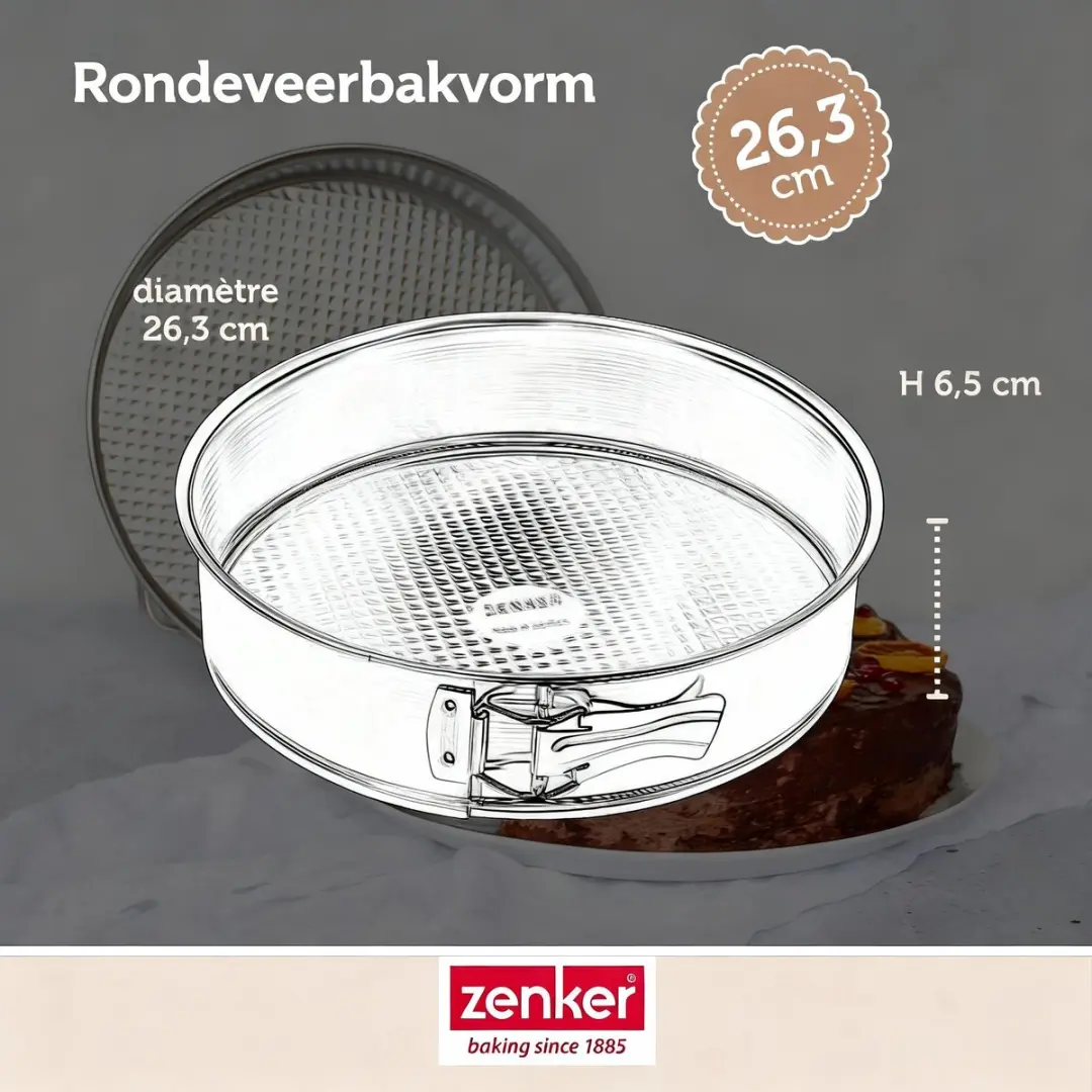 Zenker Springvorm 26cm - Grijs