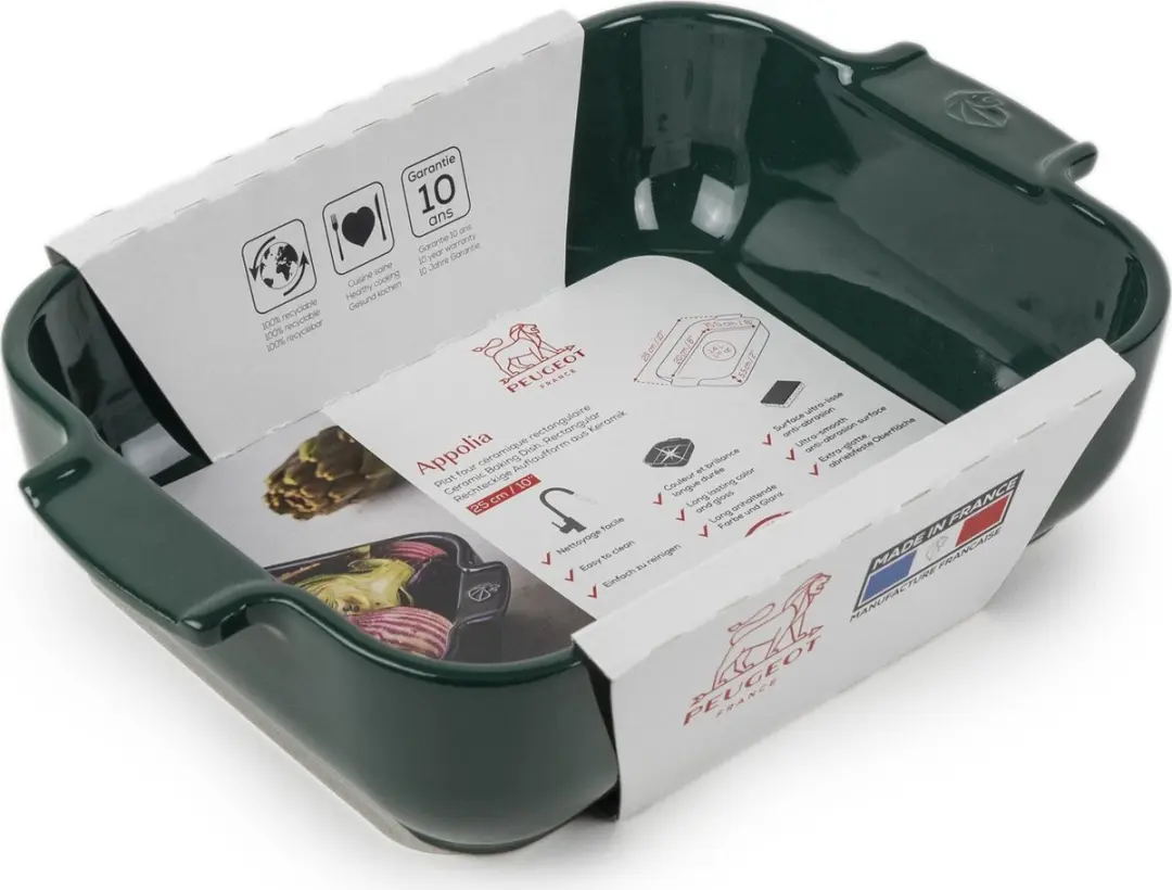 Peugeot Appolia Ovenschaal 25cm - Bosgroen