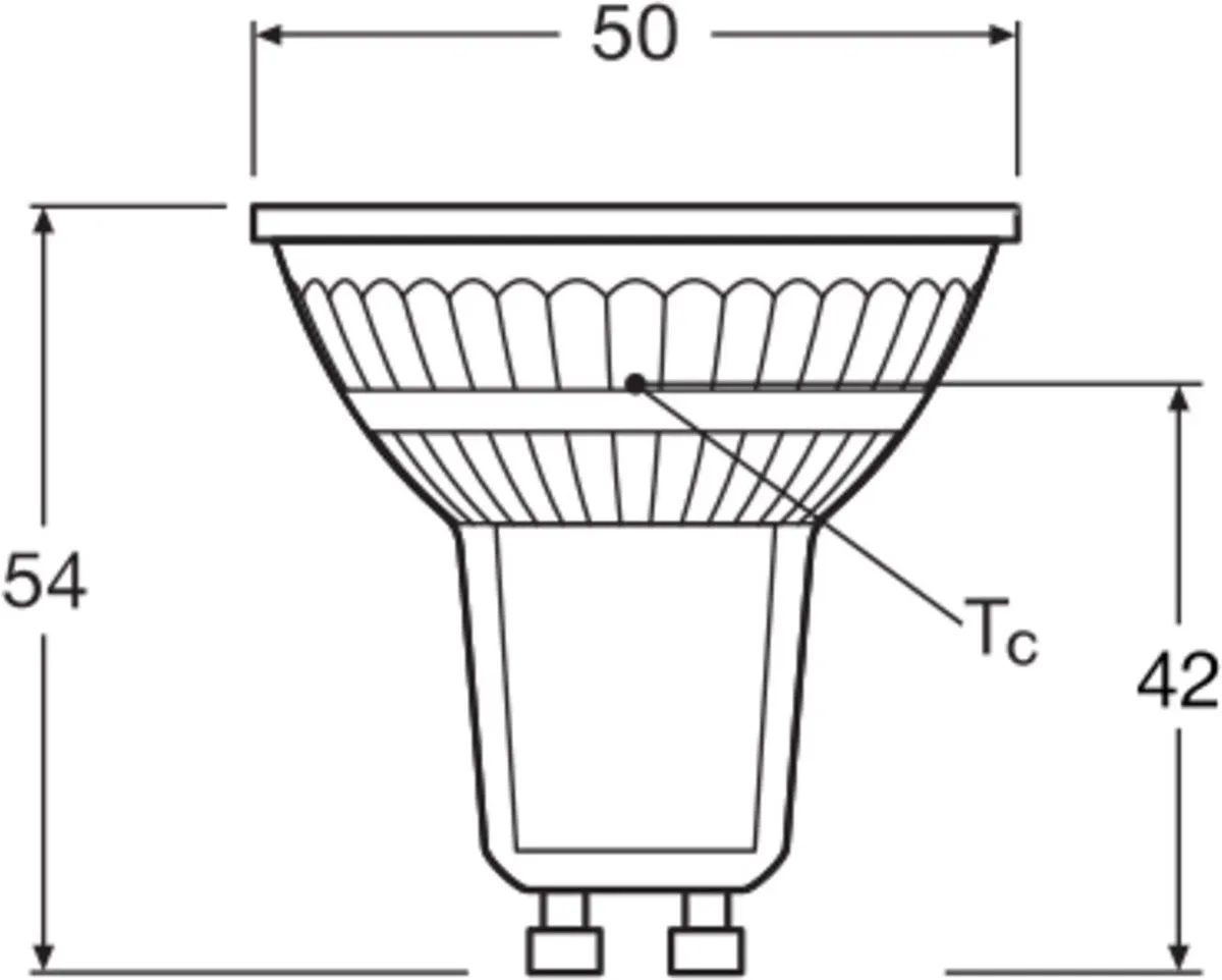 LEDVANCE Performance GU10 PAR16 4.5W 350lm - Koel wit 3000K