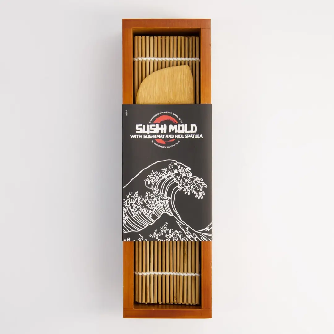 Tokyo Design Studio Houten Sushimaker Set - 3 Stuks - afbeelding 6 van 6