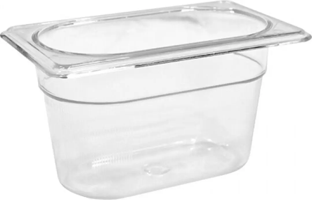 Rubbermaid 101P Rechthoekig Bakje 0,8L - 6 Stuks Transparant