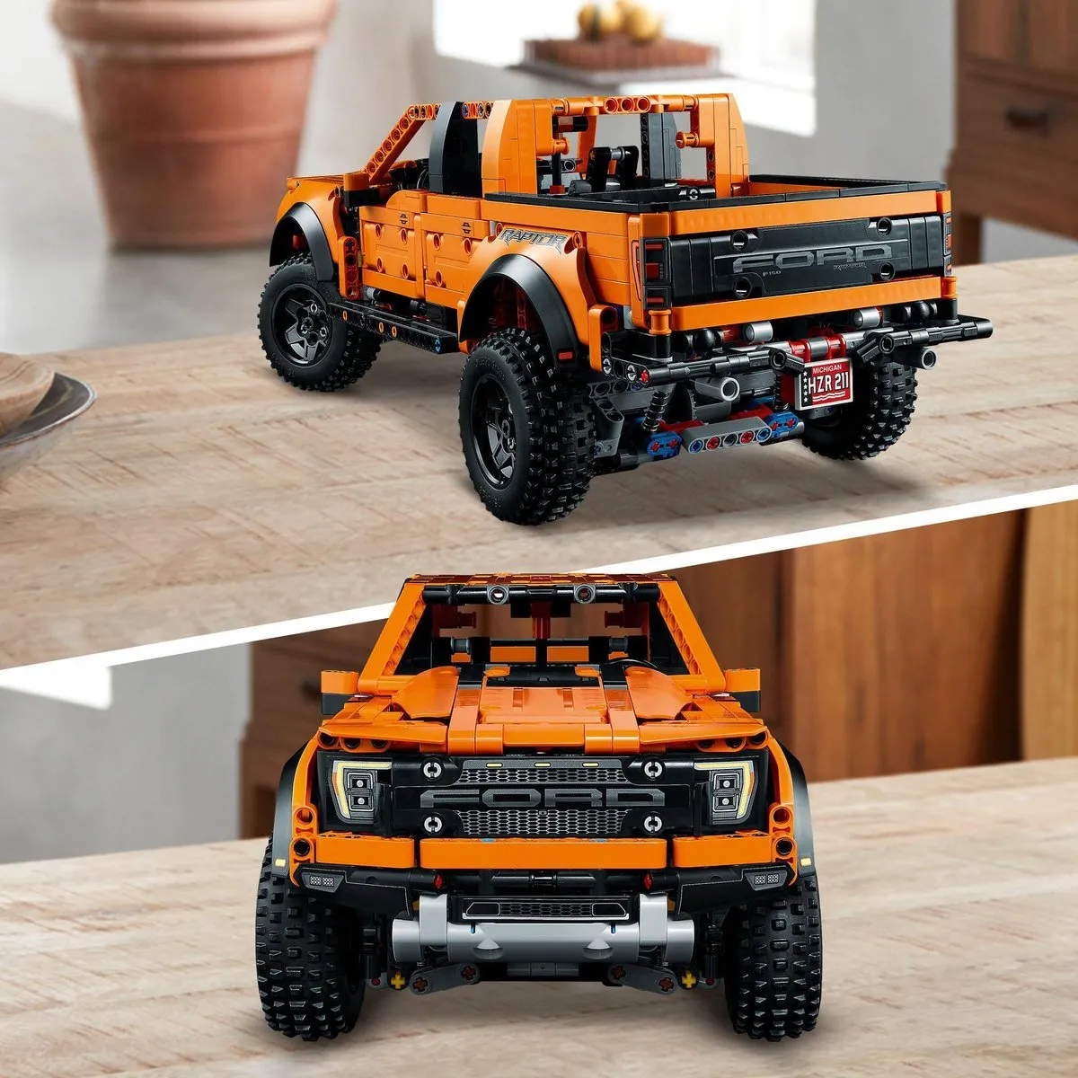 LEGO Technic Ford F-150 Raptor 42126 - 1379 Stukken - Oranje - afbeelding 6 van 6