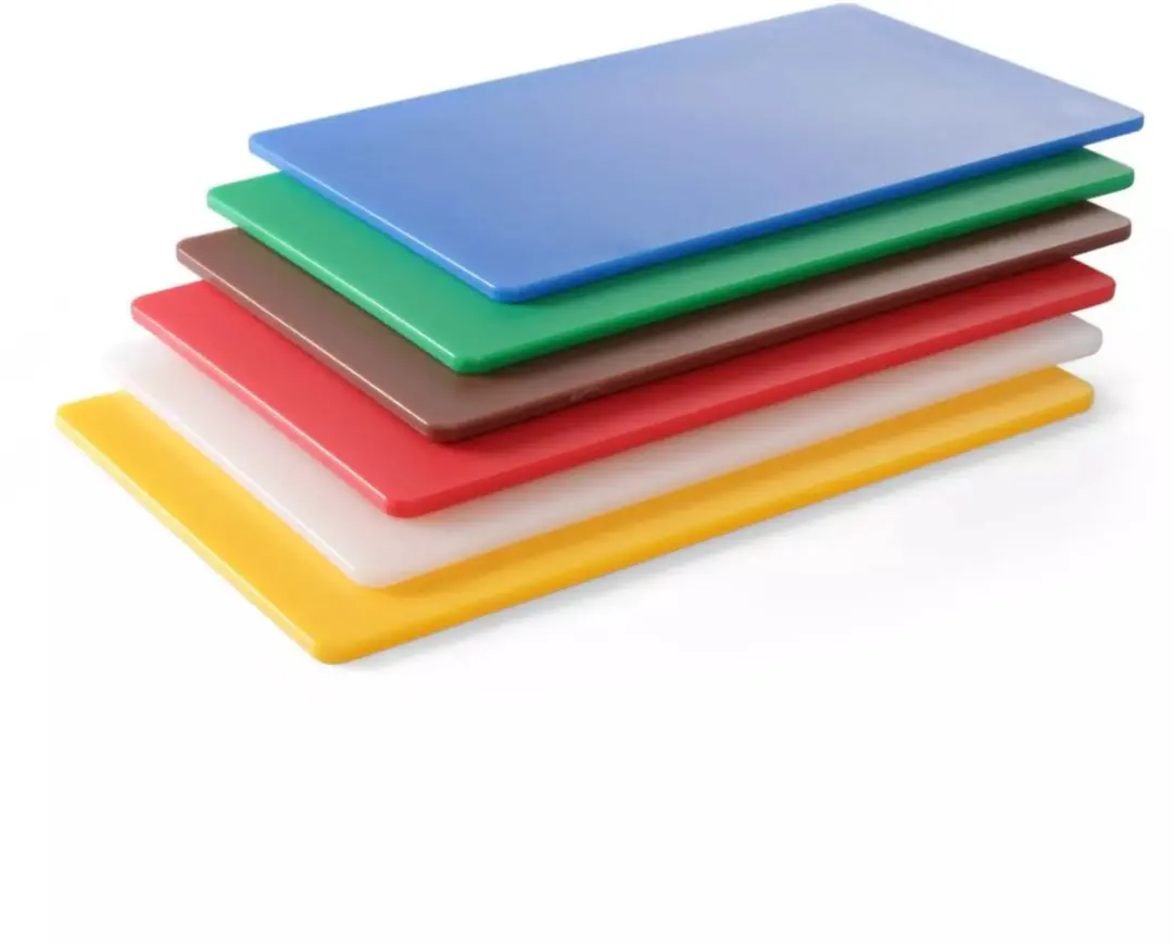 HENDI Snijplankenset HDPE 530x325mm - 6 Stuks - 6 Kleuren