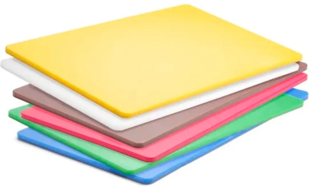 HENDI Snijplankenset HDPE 530x325mm - 6 Stuks - 6 Kleuren