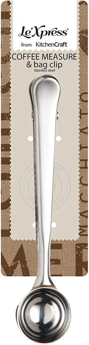 KitchenCraft Koffiemaatschep Le'xpress 21ml - RVS - Zilver