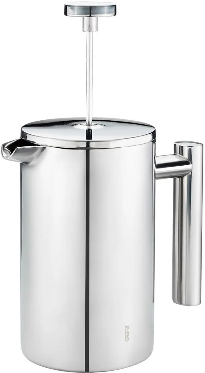GEFU Gustavo Cafetière Dubbelwandig 0.6L - RVS - Zilver