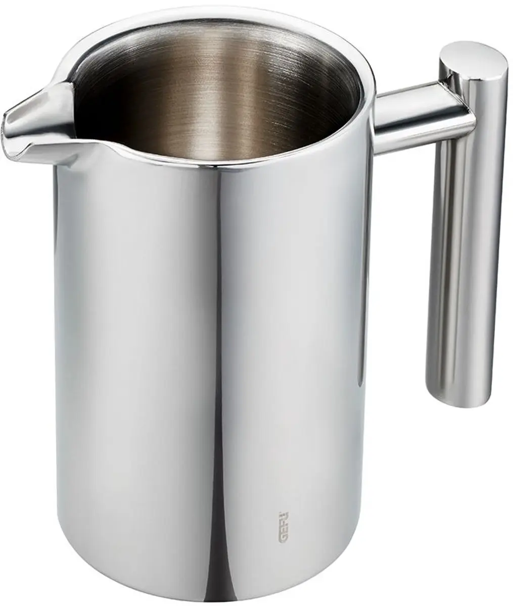 GEFU Gustavo Cafetière Dubbelwandig 0.6L - RVS - Zilver
